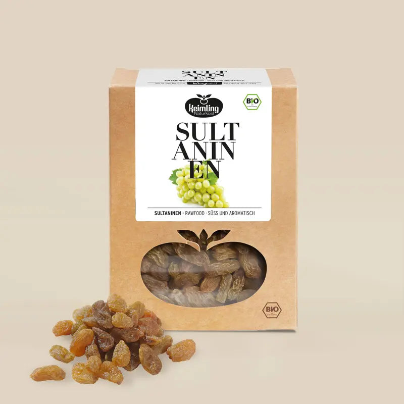 Keimling Naturkost (Bio) Sultaninen (Karton mit 6 Stück)