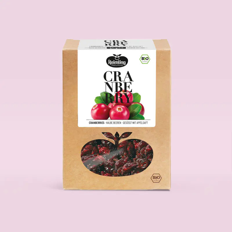 Keimling Naturkost (Bio) Cranberries nicht roh 200 g (Karton mit 6 Stück)