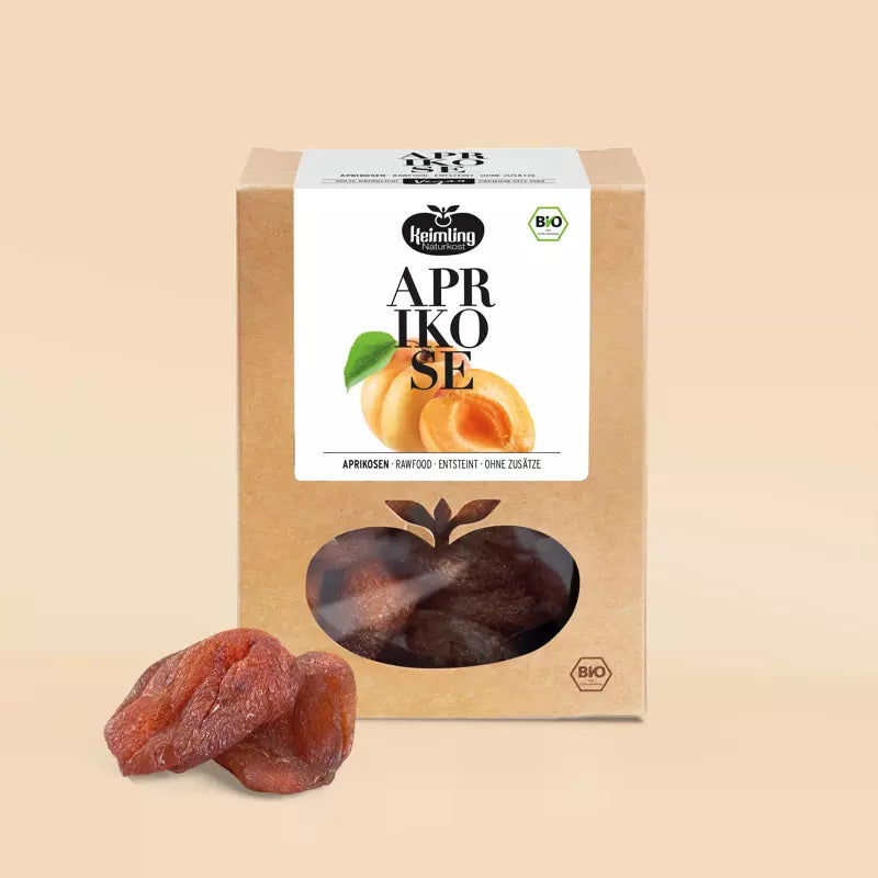 Keimling Naturkost (Bio) Aprikosen (Marillen) 200 g (Karton mit 6 Stück)