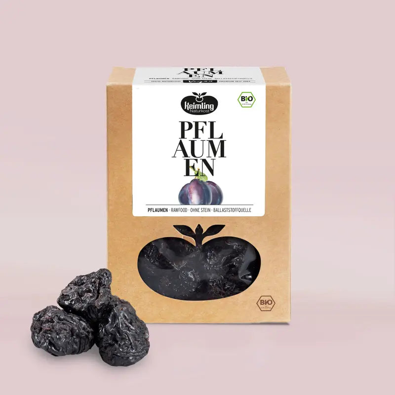Keimling Naturkost (Bio) Pflaumen ohne Stein (Karton mit 6 Stück)