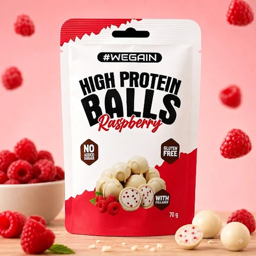 #WEGAIN High Protein Balls 70g - Tray a 10 Beutel