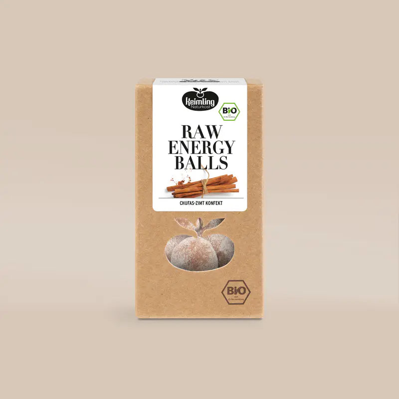 Keimling Naturkost (Bio) Raw Energy Balls Chufas-Zimt (Karton mit 6 Stück)