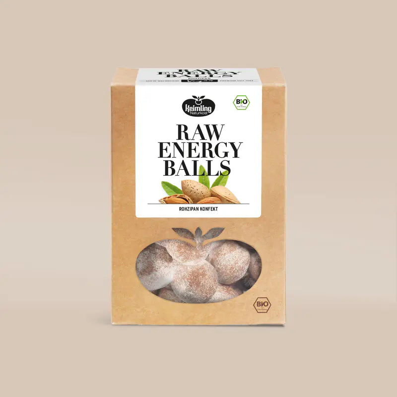 Keimling Naturkost (Bio) Vegan Choco Bites Rohzipan (Karton mit 6 Stück)