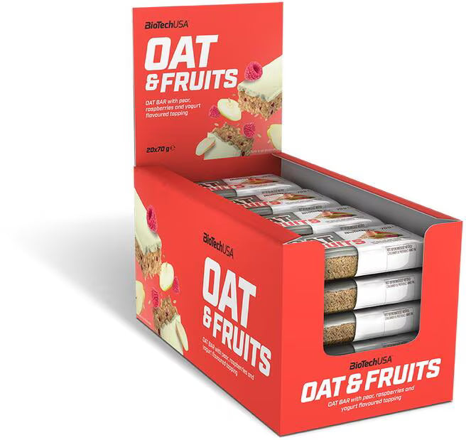 BioTechUSA Oat and Fruits 70g (Karton mit 20 Stück)
