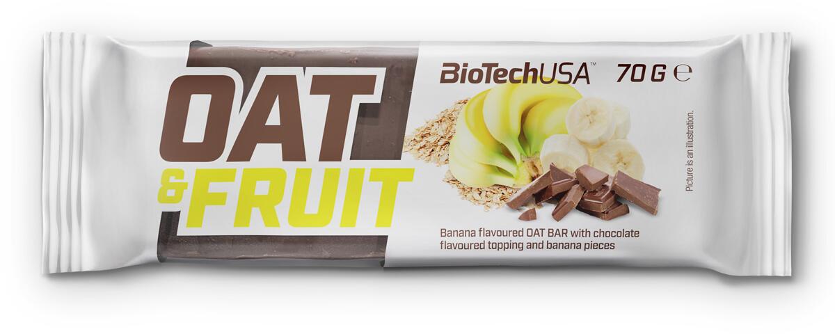BioTechUSA Oat and Fruits 70g (Karton mit 20 Stück)
