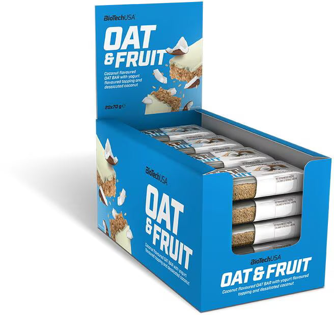 BioTechUSA Oat and Fruits 70g (Karton mit 20 Stück)