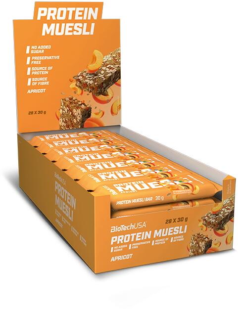 BioTechUSA Protein Muesli 30g (Karton mit 28 Stück)
