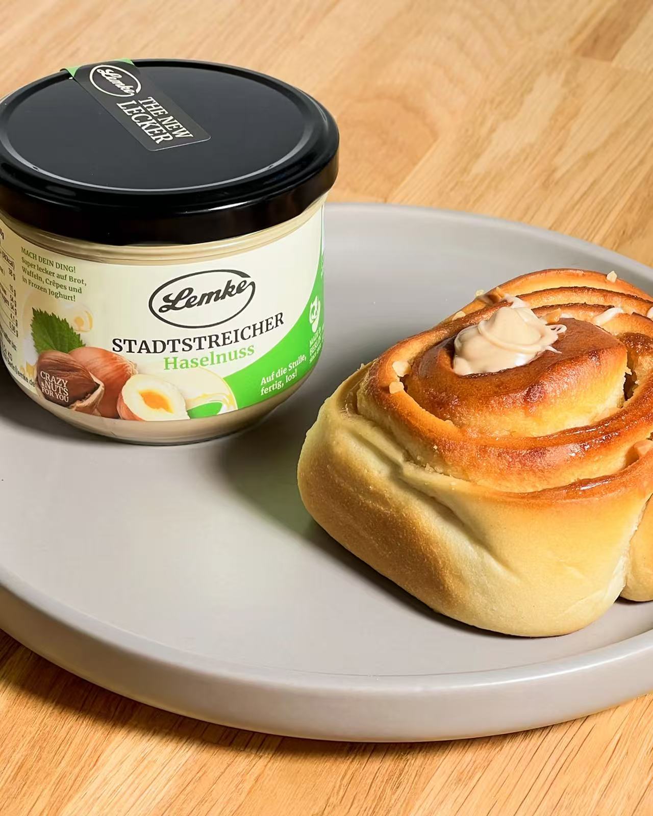 Lemke - Stadtstreicher Haselnuss - Haselnusscreme - 250g (8 Stück je Karton)