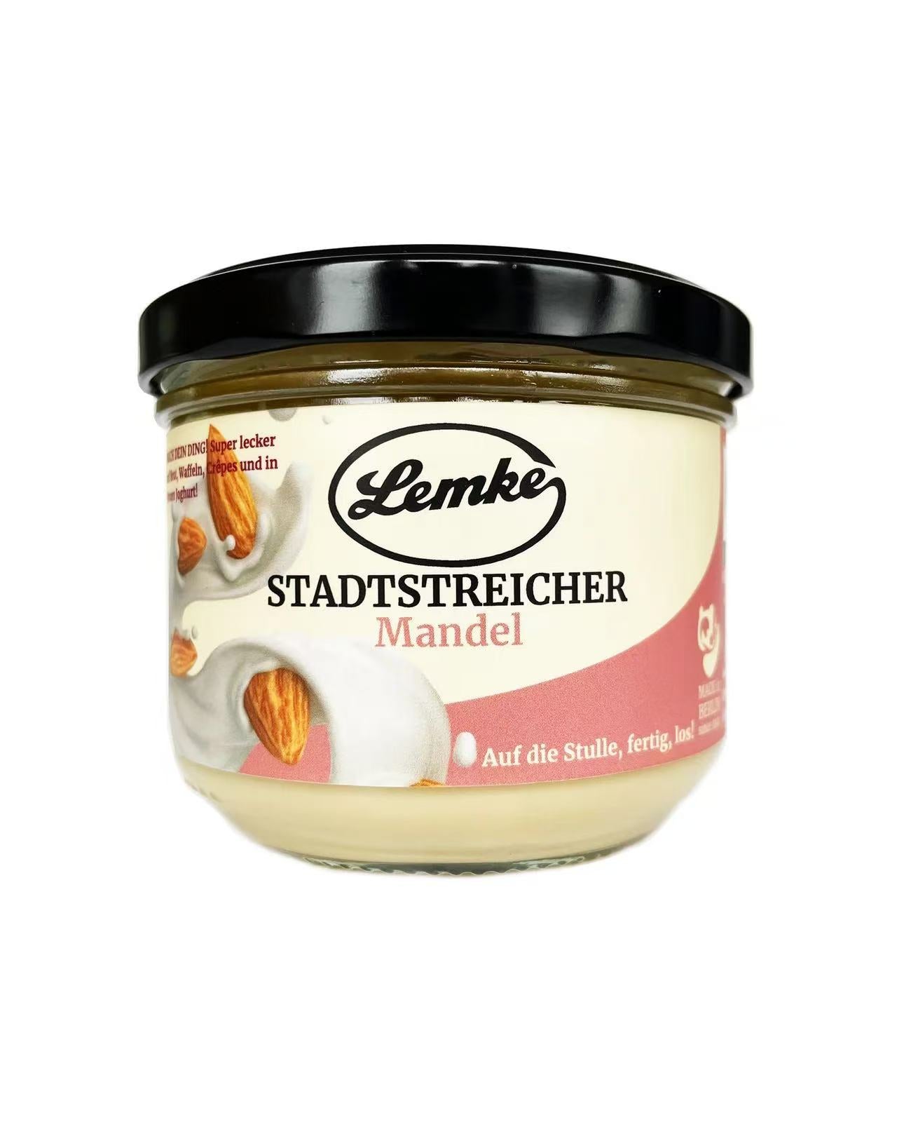 Lemke -Stadtstreicher Mandel - Mandelcreme - 250g (8 Stück je Karton)