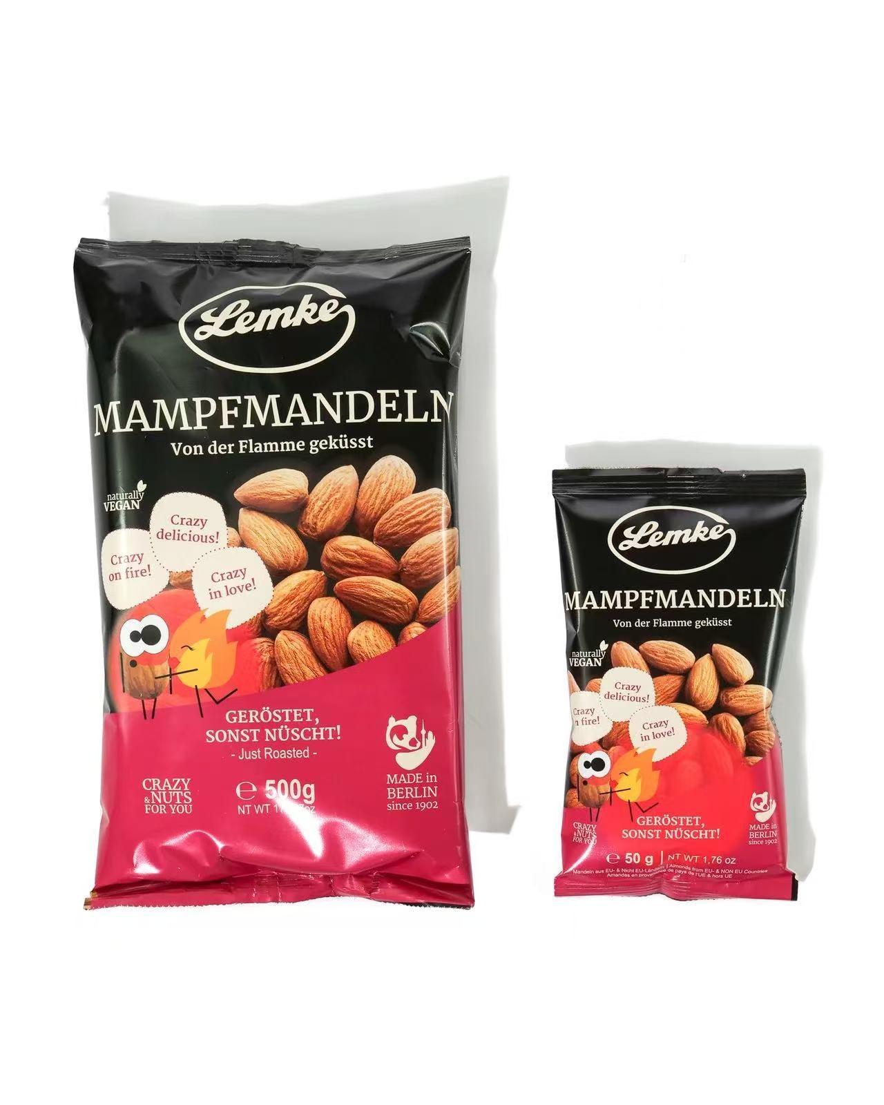 Lemke - Mampfmandeln - 50g - ( 100 Stück je Karton)