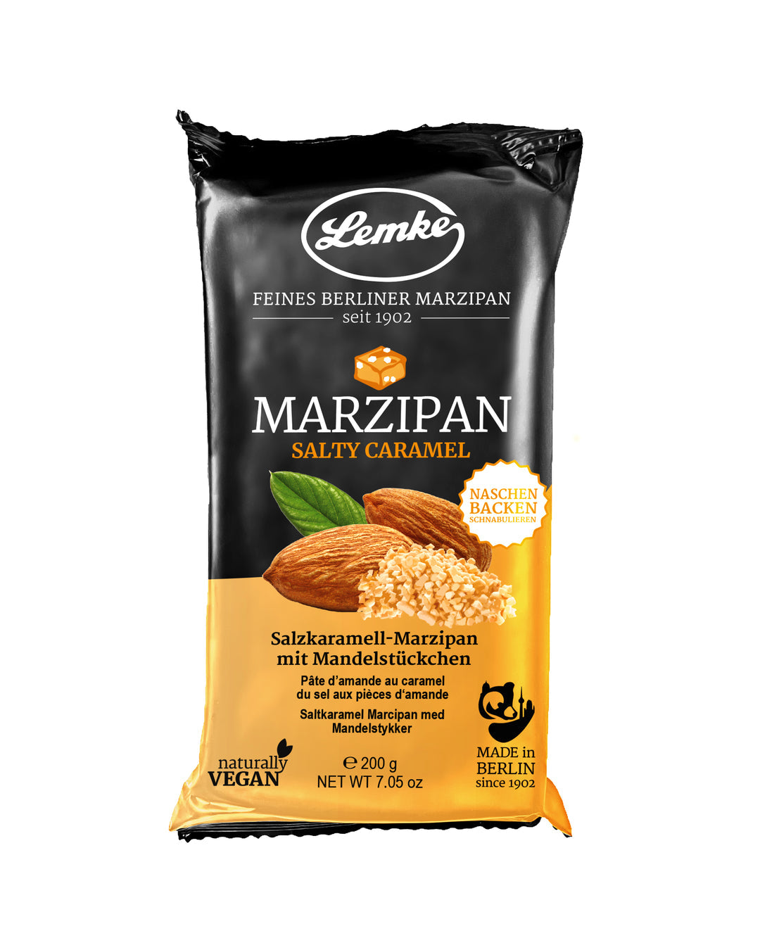 Lemke - Marzipan Salty Caramel - 200g (14 Stück je Karton)