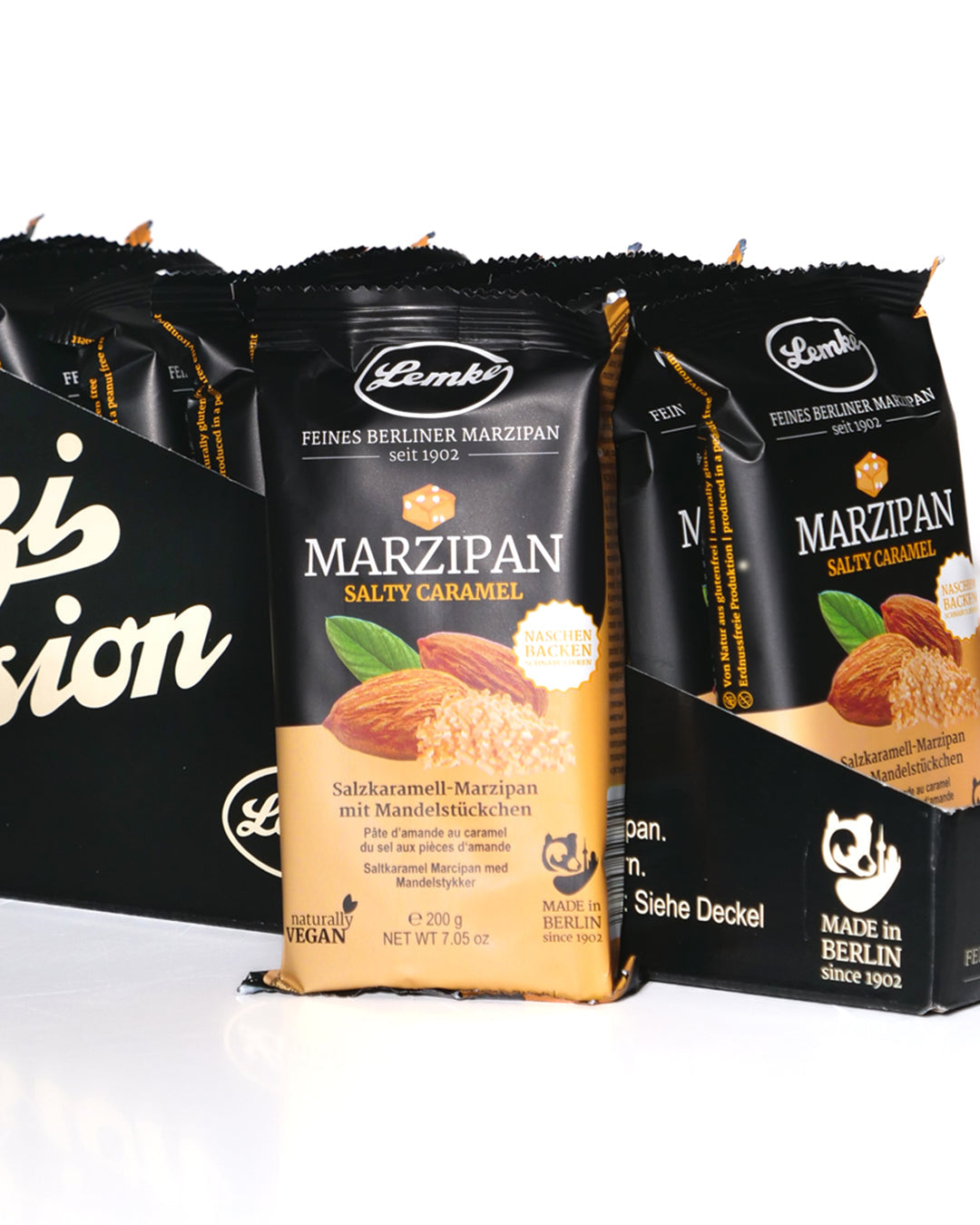 Lemke - Marzipan Salty Caramel - 200g (14 Stück je Karton)