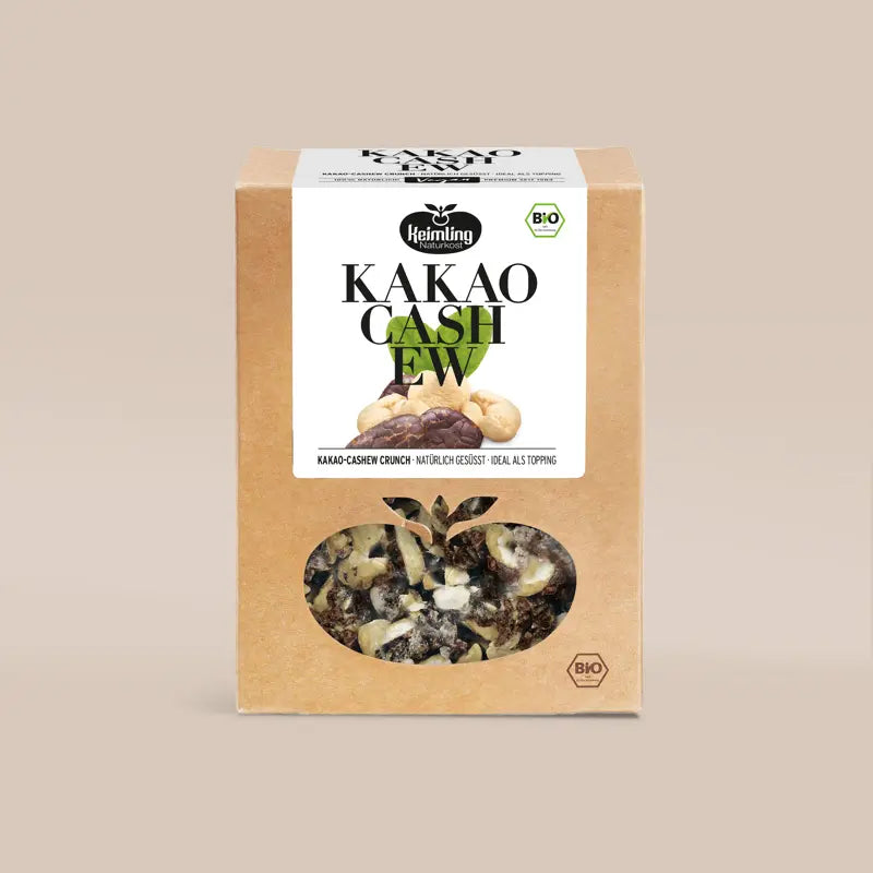 Keimling Naturkost (Bio) Kakao Cashew Bruch 150g (Karton mit 6 Stück)