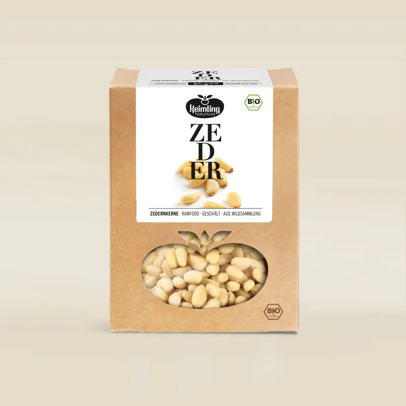 Keimling Naturkost (Bio) Zedernkerne 250 g (Karton mit 6 Stück)