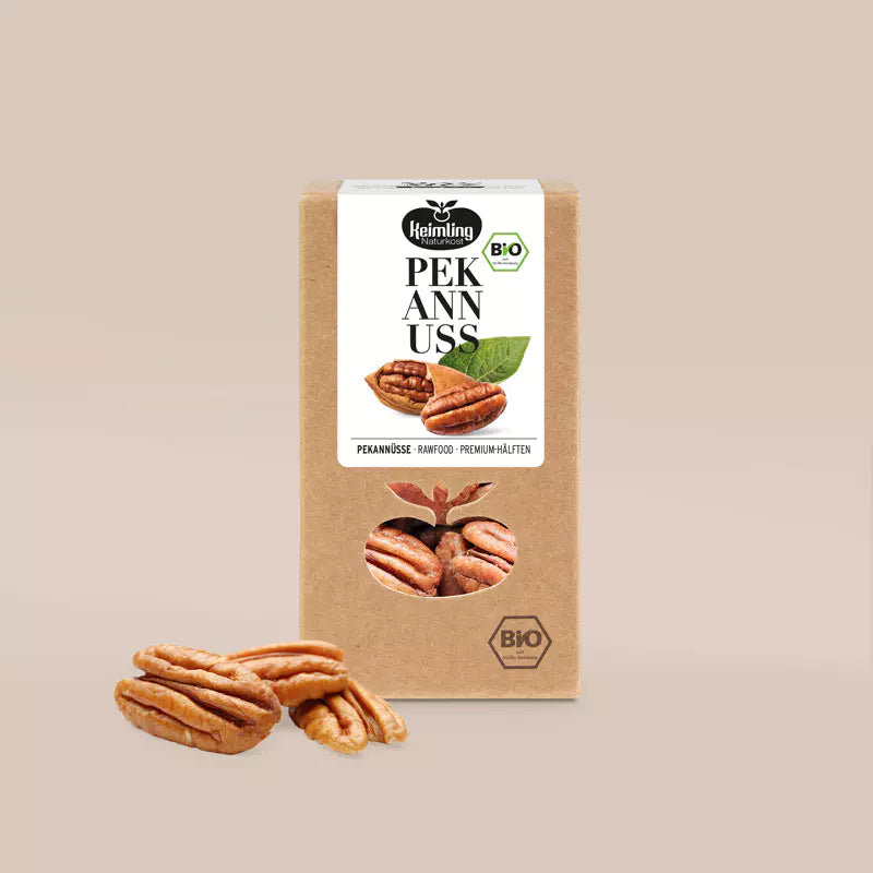 Keimling Naturkost (Bio) Pekannüsse (Karton mit 6 Stück)