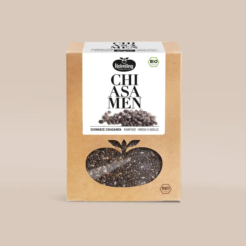Keimling Naturkost (Bio) Schwarze Chiasamen (Karton mit 6 Stück)