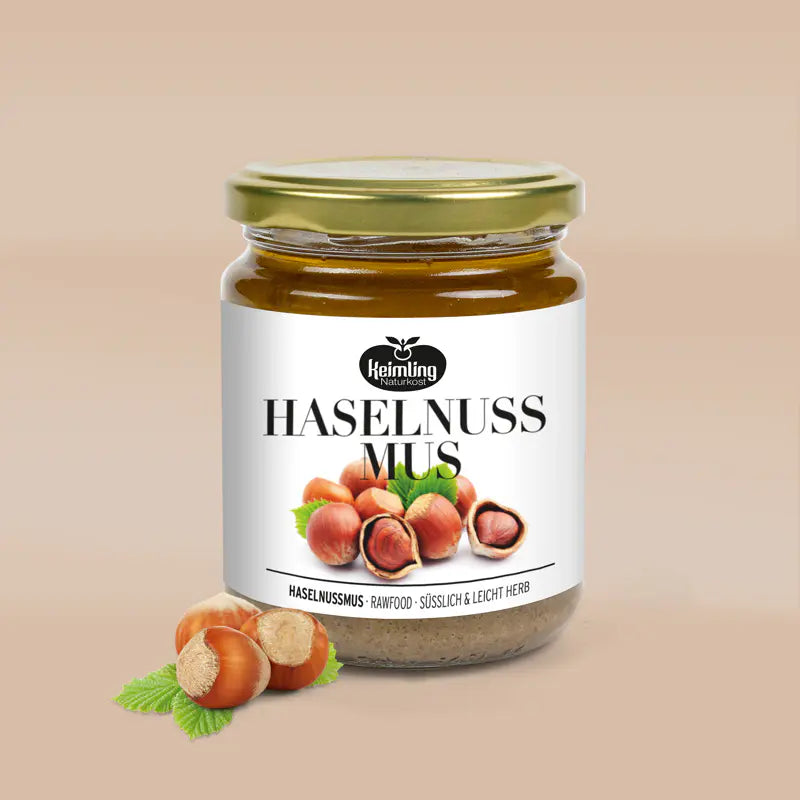 Keimling Naturkost (Bio) Haselnussmus 250 g (Karton mit 6 Stück)