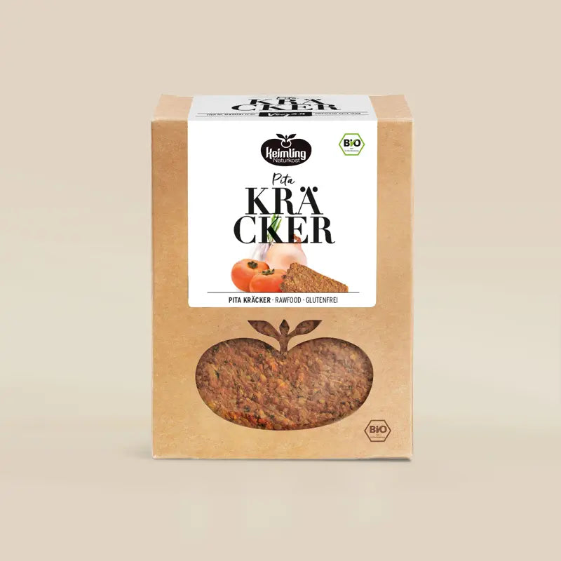 Keimling Naturkost (Bio) Pita Kräck­er 180 g (Karton mit 6 Stück)