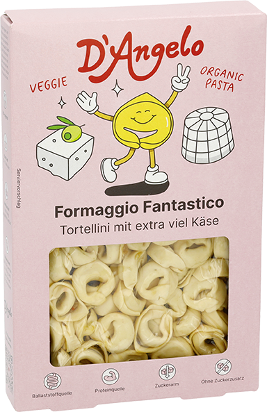 D´Angelo Tortellini/Ravioli vegetarisch 250g (Karton mit 10 Stück)