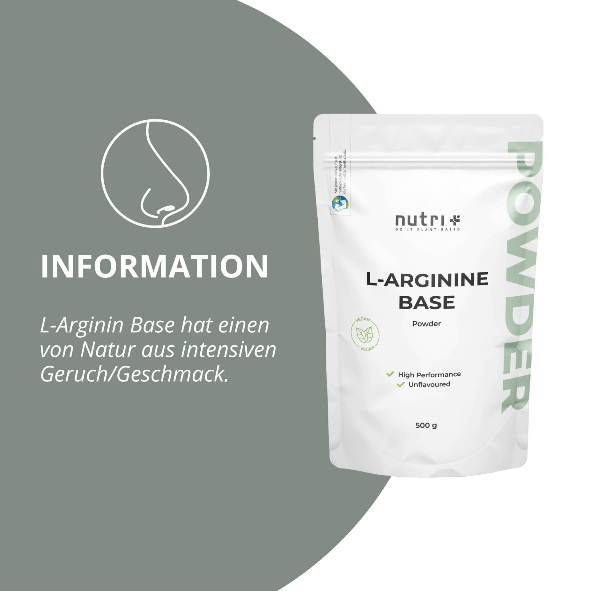 Nutri+ -L-Arginin Base Pulver