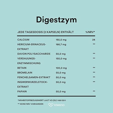 Digestzym Verdauungsenzyme - 60 Kapseln