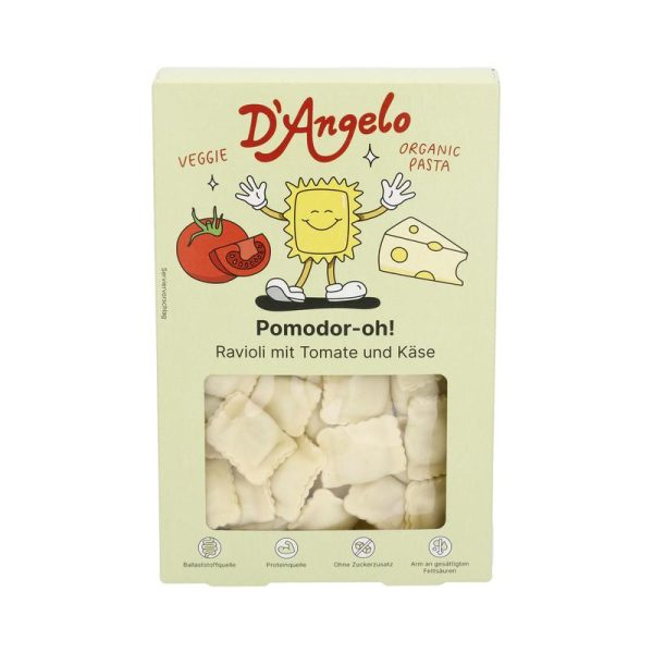 D´Angelo Tortellini/Ravioli vegetarisch 250g (Karton mit 10 Stück)