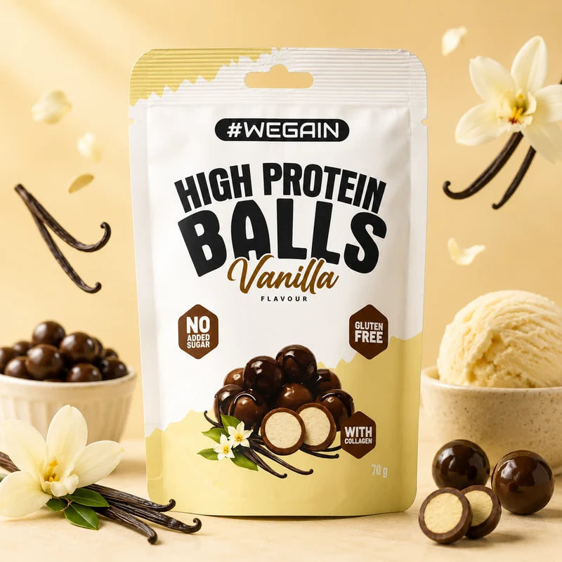 #WEGAIN High Protein Balls 70g - Tray a 10 Beutel
