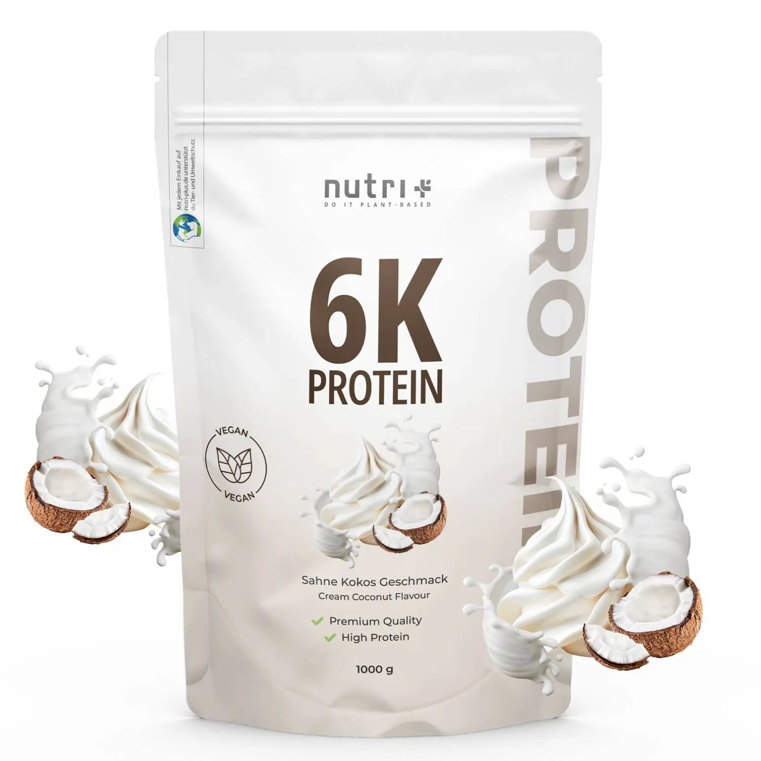 Nutri+ - Vegan 6K Proteinpulver - 1000 g