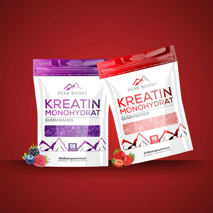 Peak Boost - Kreatin Monohydrat - 90 Gummibären