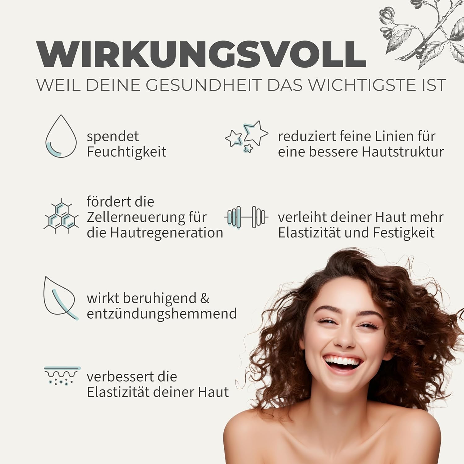 Natural Aid - Daily Vegan Hyaluronic - 90 Kapseln