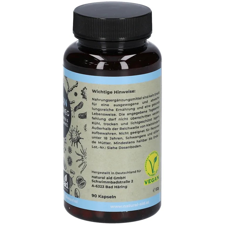 Natural Aid - Daily Vegan Probioweg - 90 Kapseln