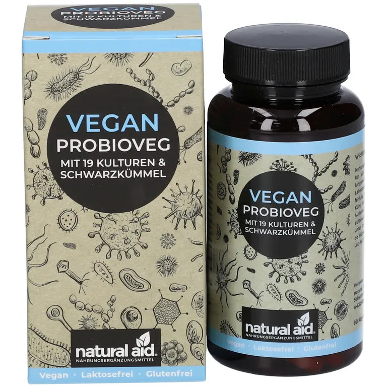 Natural Aid - Daily Vegan Probioweg - 90 Kapseln