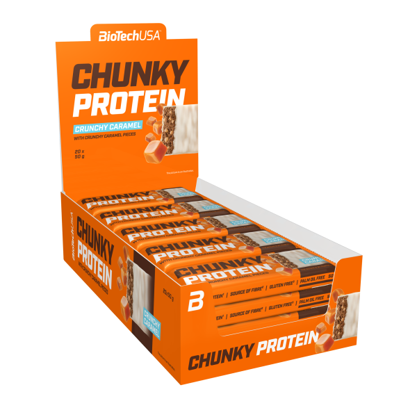 BioTechUSA Chunky Protein 50g (Karton mit 20 Stück)