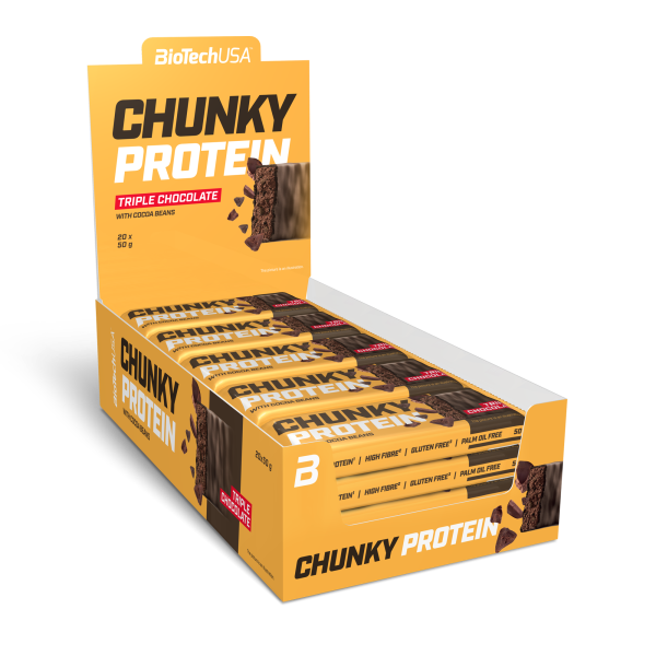BioTechUSA Chunky Protein 50g (Karton mit 20 Stück)