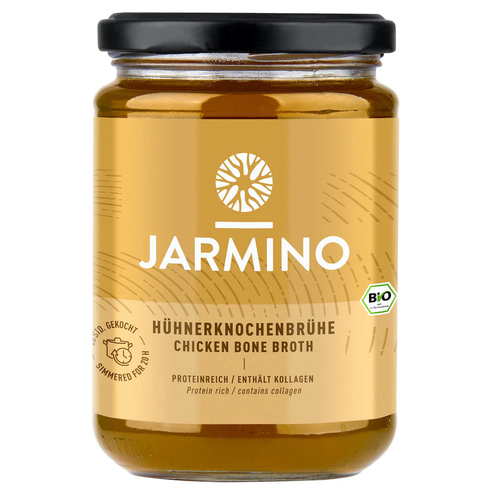 Hühnerknochenbrühe BIO: Kollagenreiche Brühe aus Bio-Freilandhühnern, ideal als Nährstoffquelle