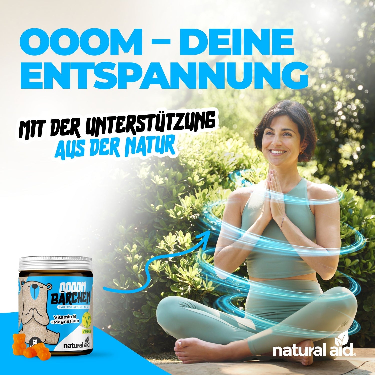 Natural Aid - Vitamin B+Magnesium Gummies - 60 Bärchen
