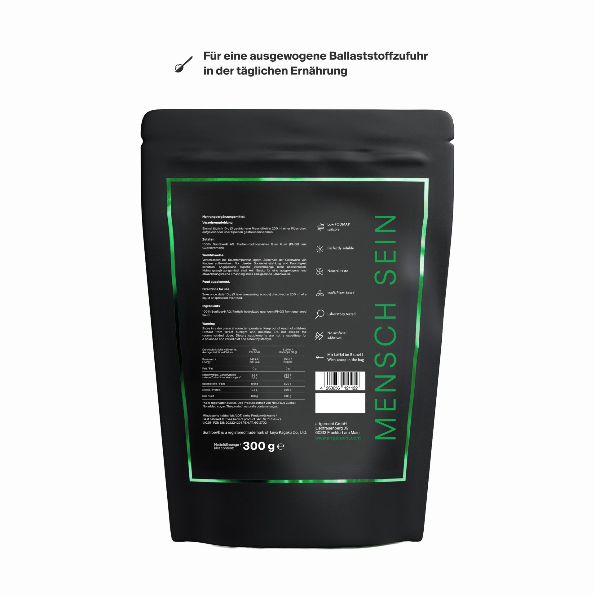 Artgerecht - Biomfiber PHGG - 300g