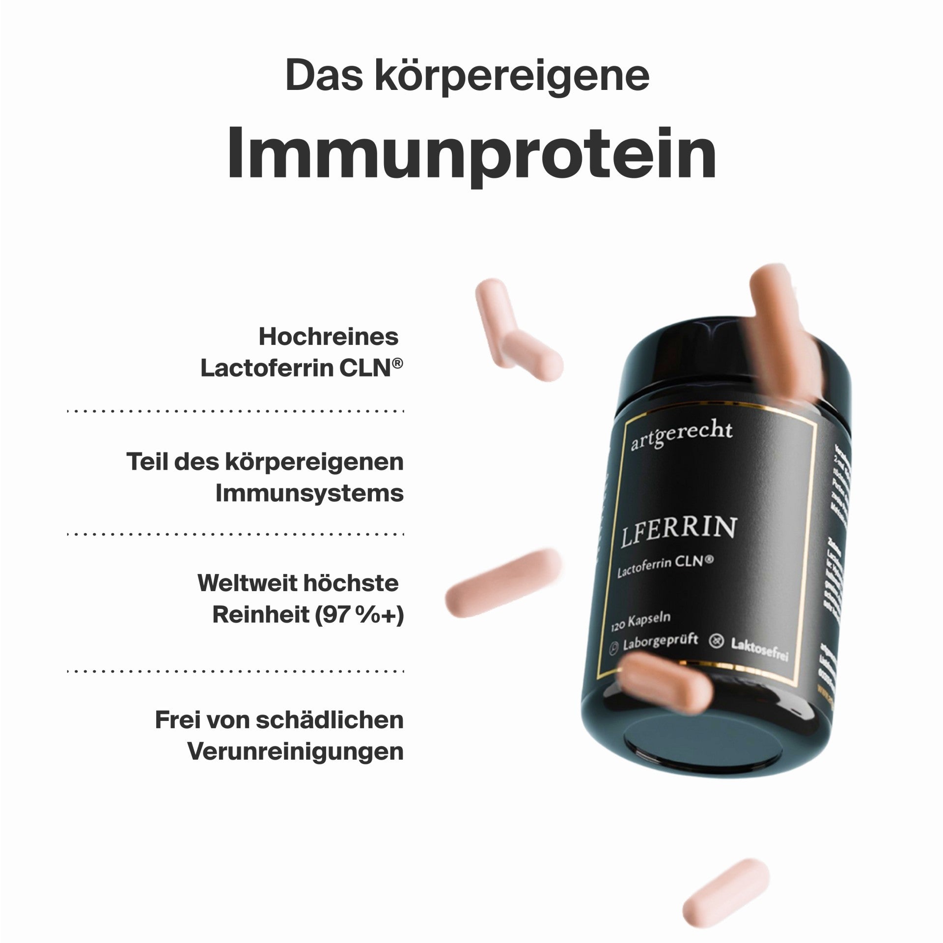 Artgerecht - LFERRIN LACTOFERRIN - 120 Kapseln