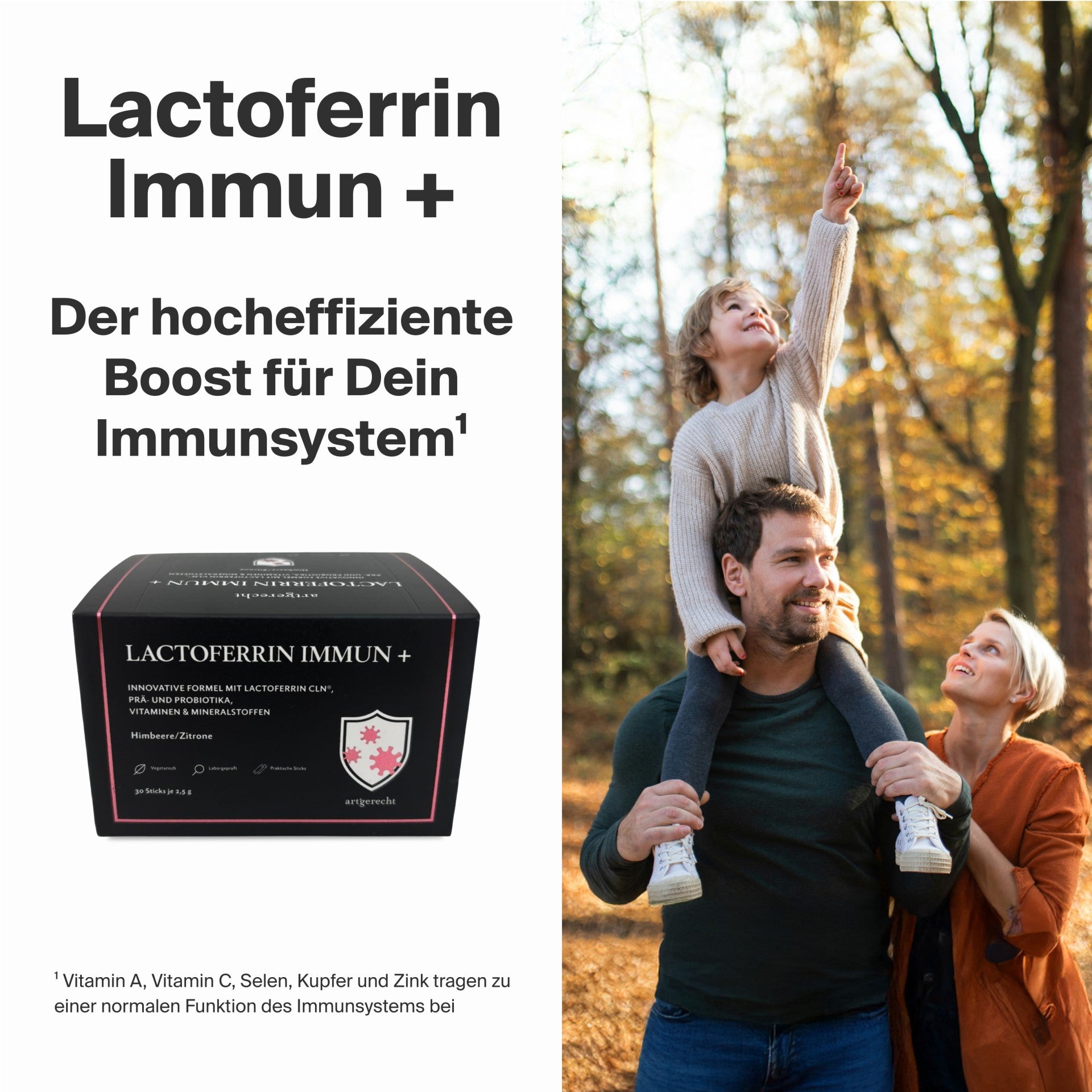 Artgerecht - Lactoferrin Immun+ - 30 sticks