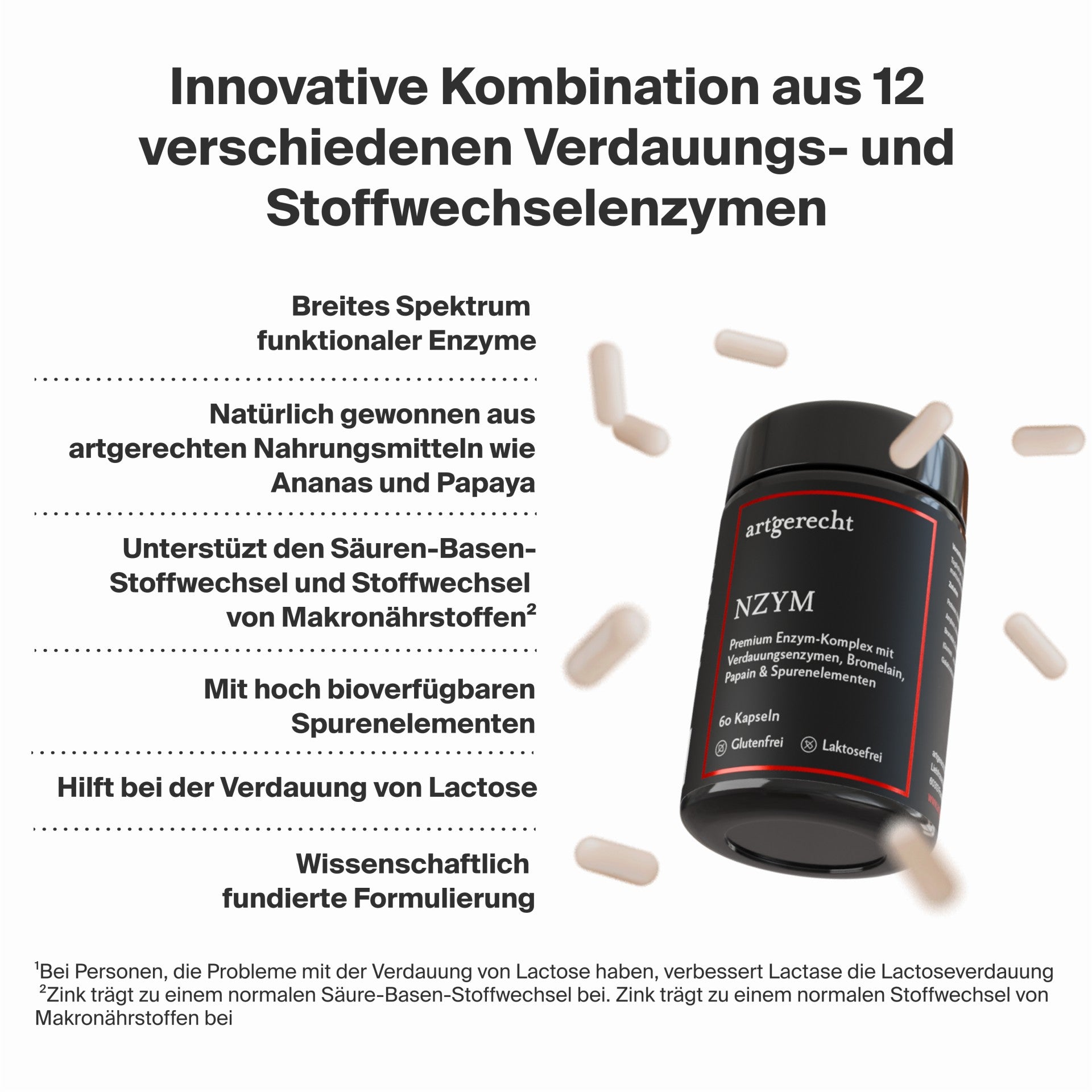 Artgerecht - NZYM - 60 Kapseln