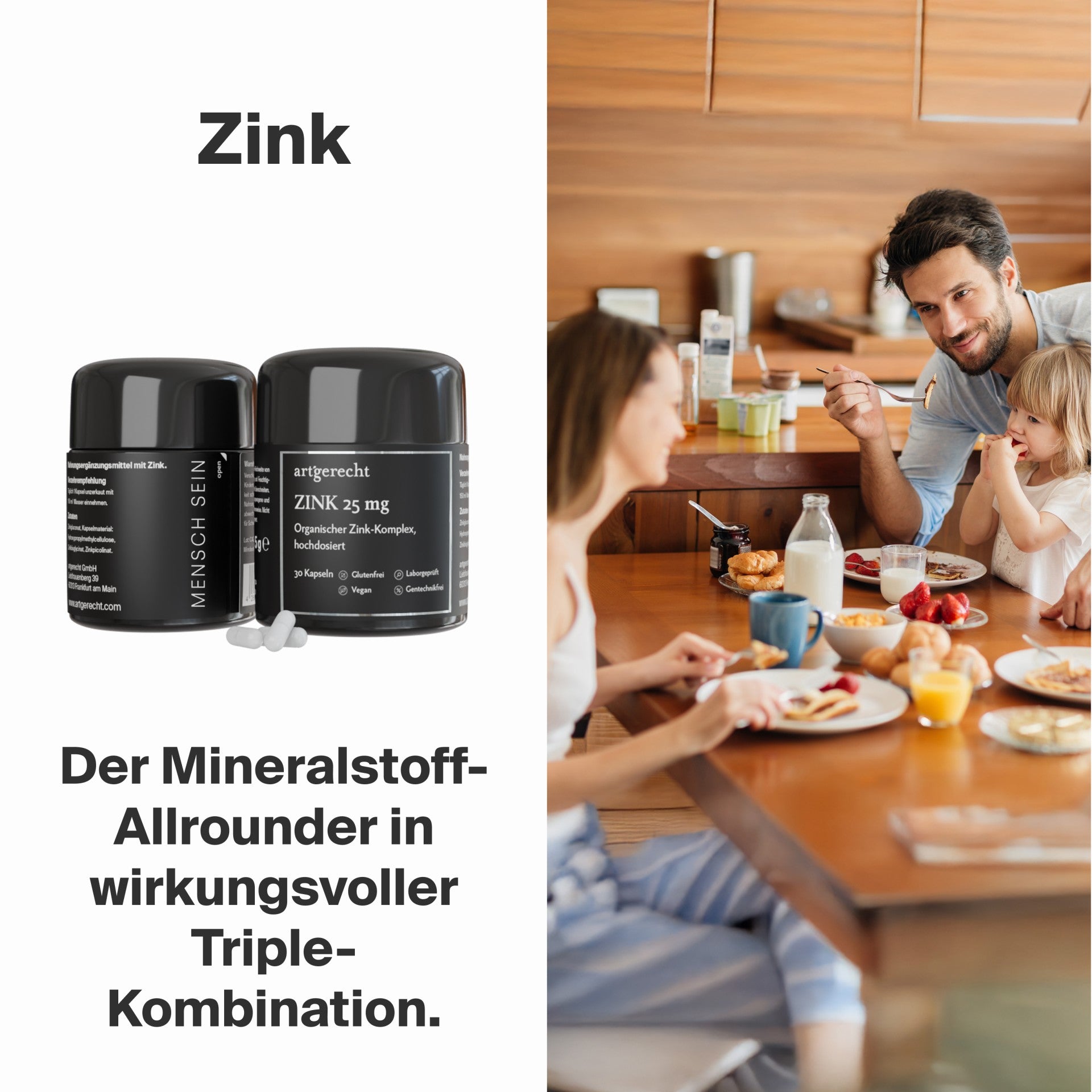 Artgerecht - Zink Komplex 25 mg - 30 Kapseln