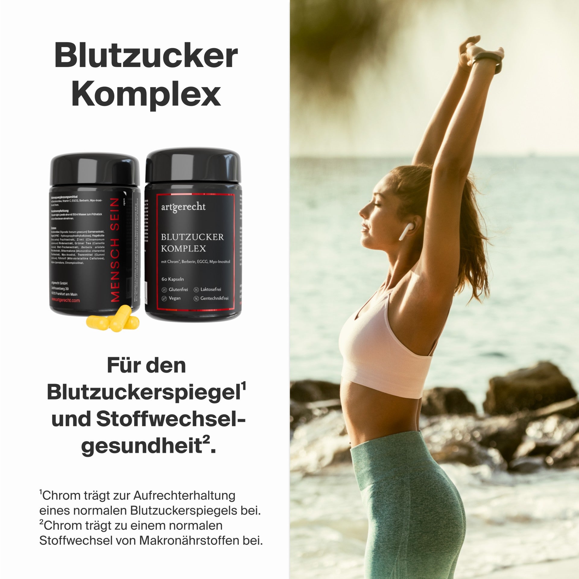 Artgerecht - Blutzucker Komplex - 60 Kapseln
