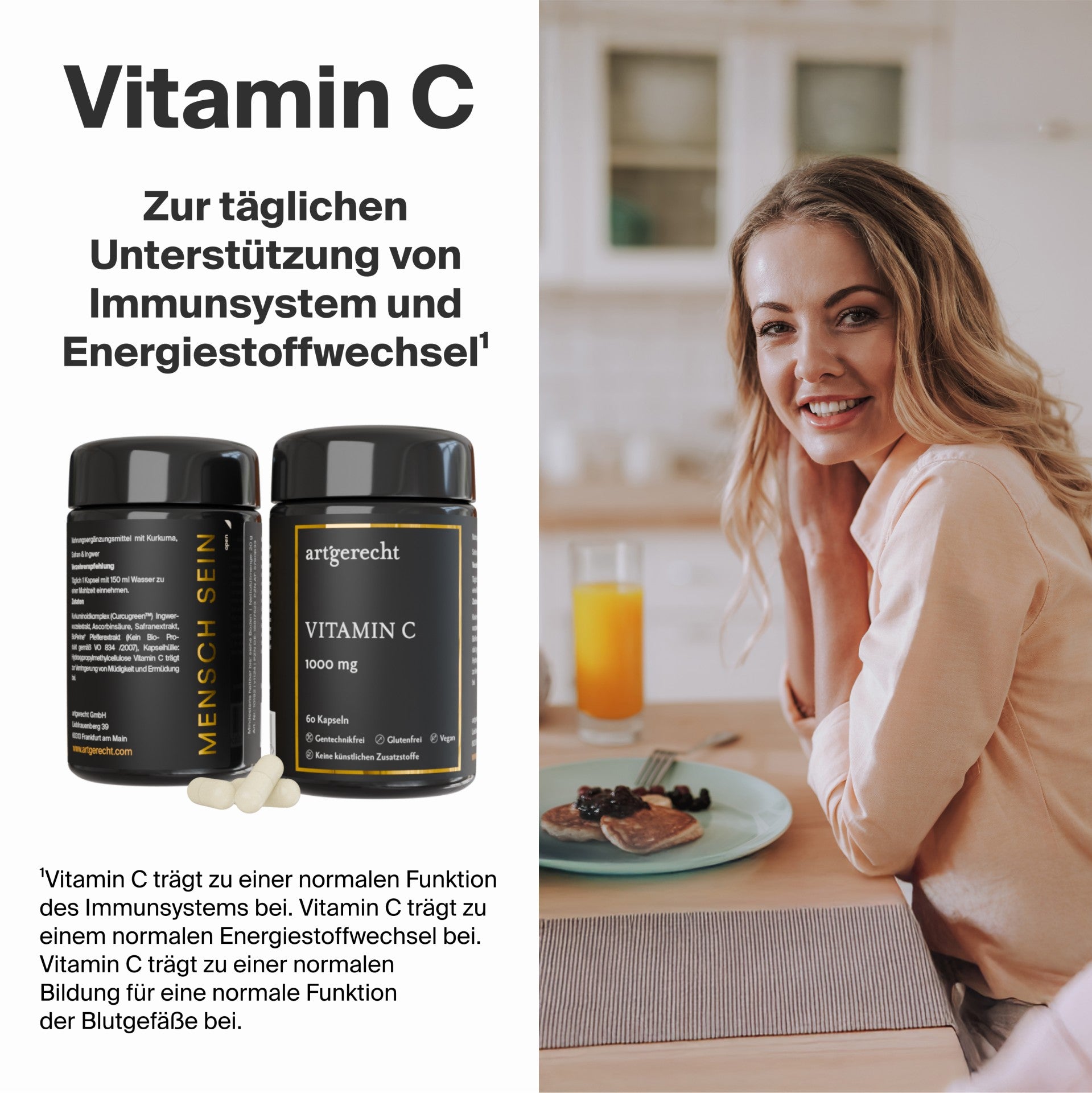 Artgerecht - Vitamin C - 60 Kapseln