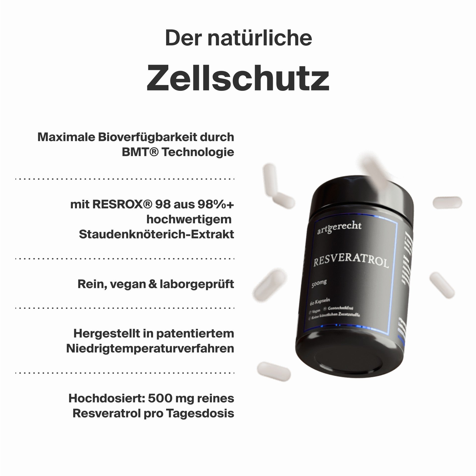 Artgerecht - Resveratrol - 60 Kapseln