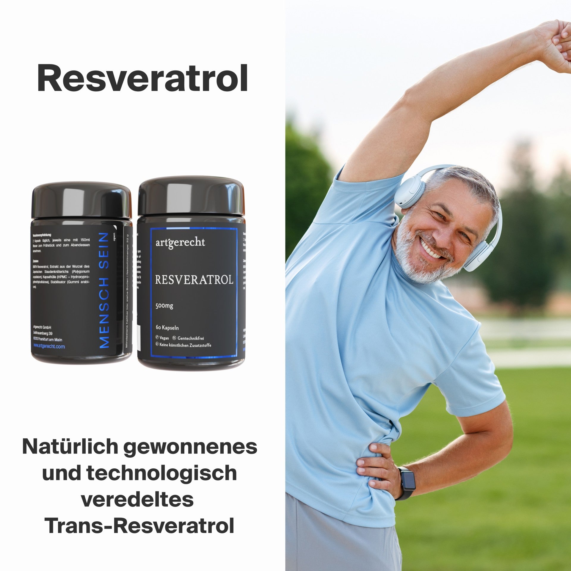 Artgerecht - Resveratrol - 60 Kapseln