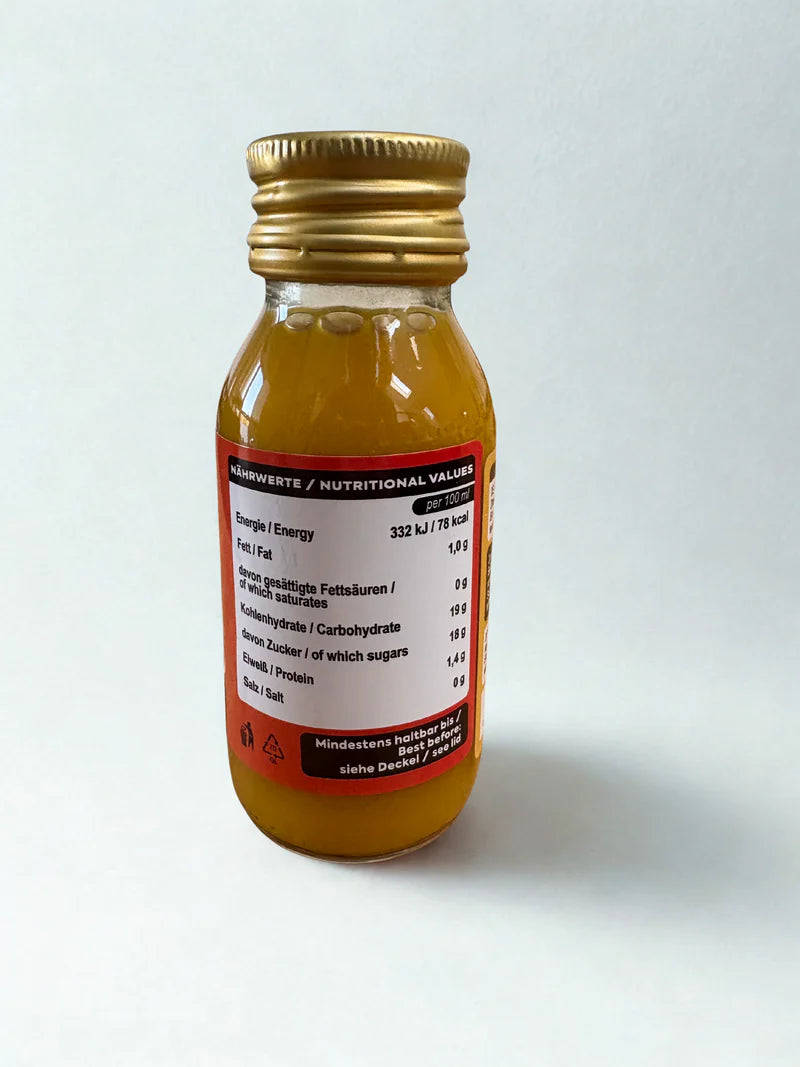 #Wegain - Ingwer Shot Kurkuma, Sanddorn, Honig und Zitrone - 60ml - 24 er Tray