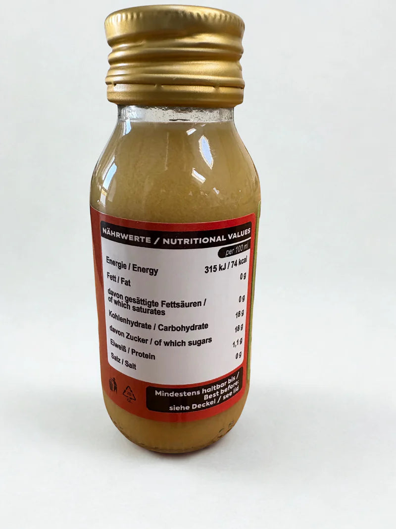 #Wegain - Ingwer Shot Apfel, Honig und Zitrone - 60ml - 24 er Tray