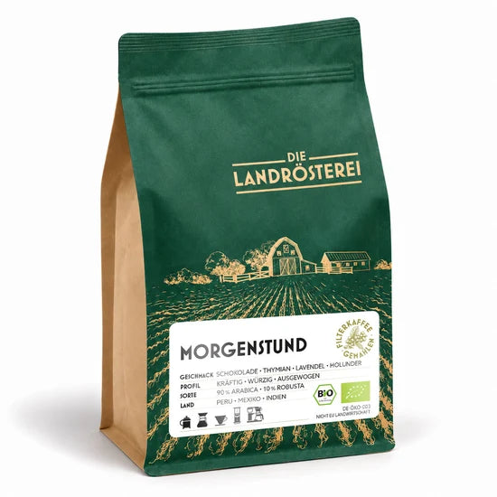 Kaffee Heimat Morgenstund/Filterkaffee (90% Arabica/10% Robusta) 500 g (Karton mit 10 Stück)