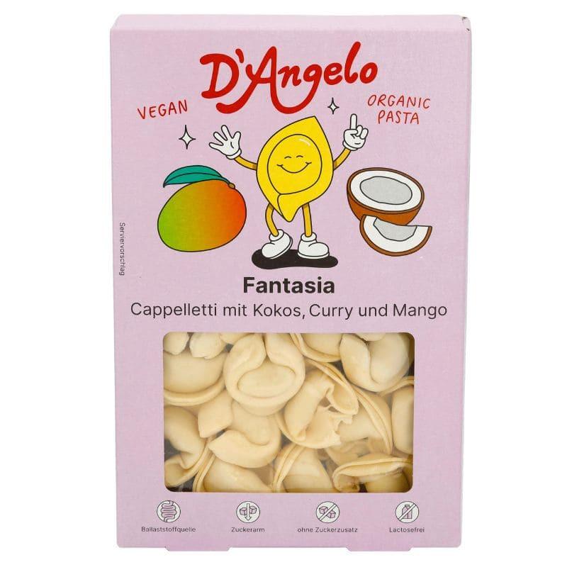D´Angelo Tortellini/Ravioli vegan 250g (Karton mit 10 Stück)