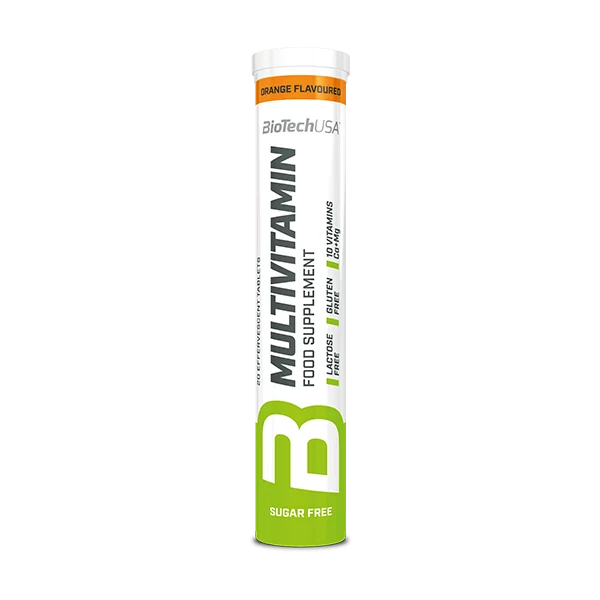 BioTechUSA Multivitamin Brausetabletten 20 tbl Orange